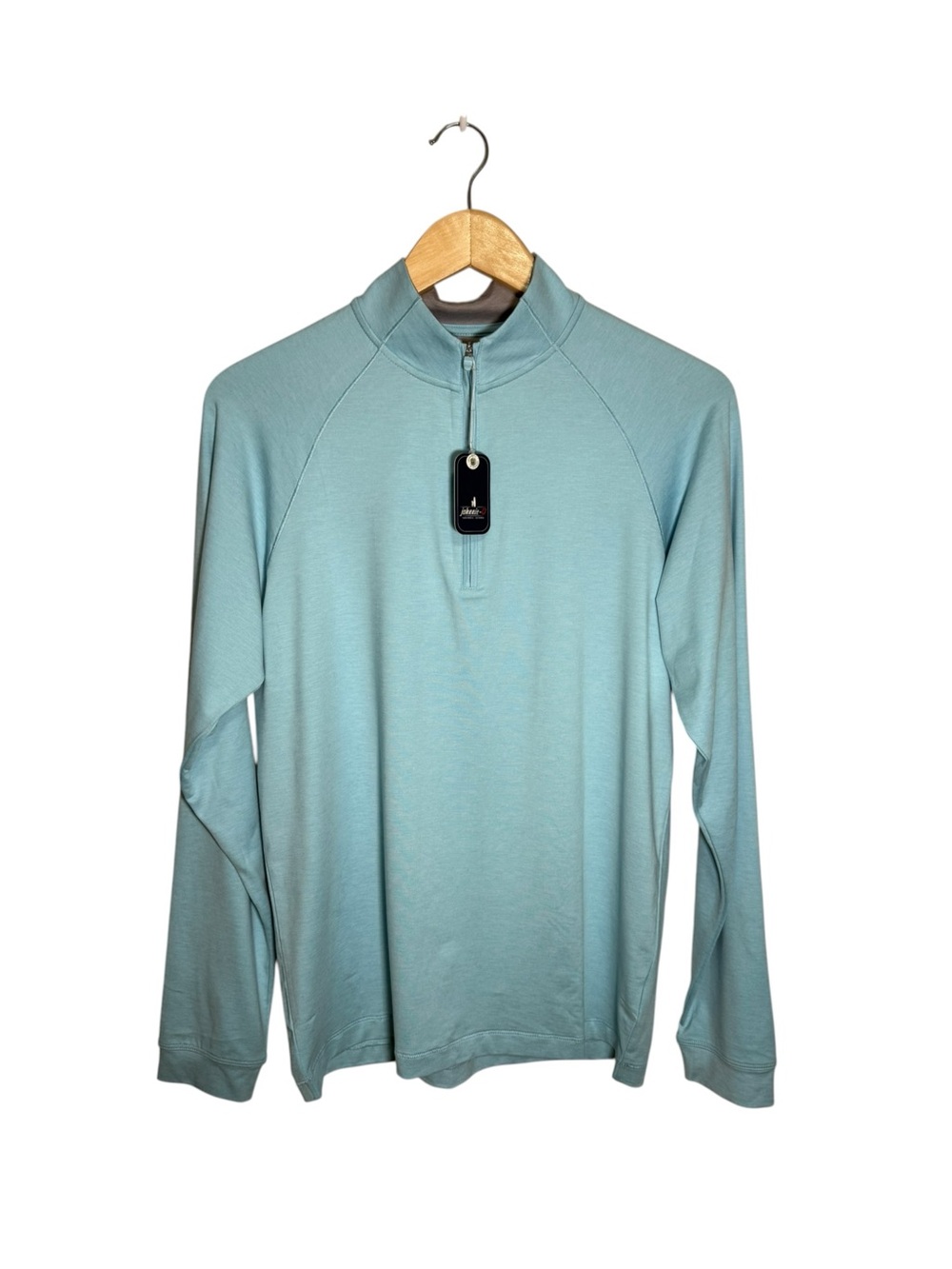 johnnie-O Freeborne Performance 1/4 Zip Pullover NWT Light Blue Size Small
